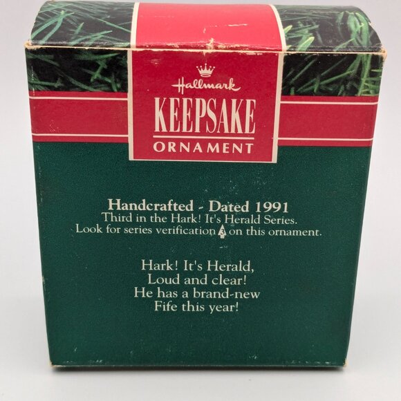 Hallmark Keepsake Hark! It's Herald! 1991, 3rd in It's Herald Series Ornament - Picture 10 of 12